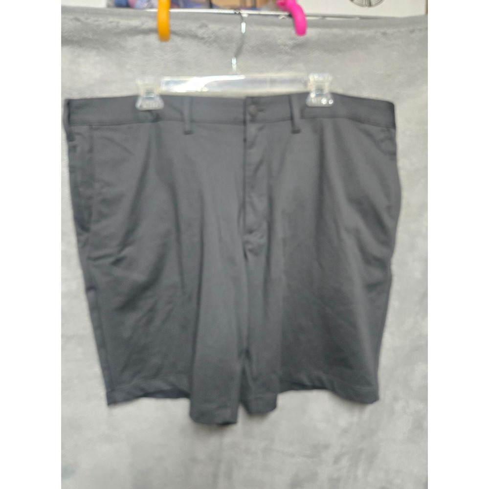 Lands' End Mens Performance Golf Shorts Gray Size 40 Flat Front Polyester